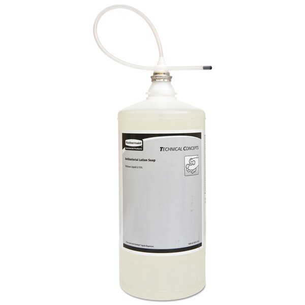 Rubbermaid Commercial One Shot Antibacterial Enriched Lotion Soap Refill, Floral, 800mL, PK4 2018582